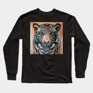 Inner Light Abstract Tiger Art Long Sleeve T-Shirt